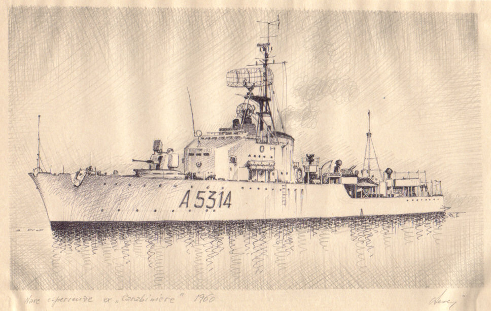 1960 - Nave esperienze ex 'Carabiniere' A5314